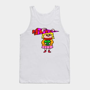 School start of school children school bag Tank Top